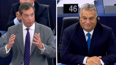 С полиция Брюксел забрани среща на европейски консерватори, сред които Найджъл Фарадж и Виктор Орбан (видео)