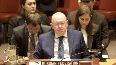 Русия наложи вето на резолюция срещу надпреварата във въоръжаването в космоса. САЩ подозират, че се кани да разположи ядрена бомба