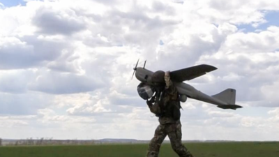 Руски бойци от групировката "Юг" с дрон изпратиха поздрав на украинските сили за Великден