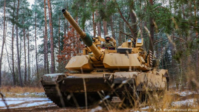 Украинската армия загуби още един танк M1A1 Abrams в битка