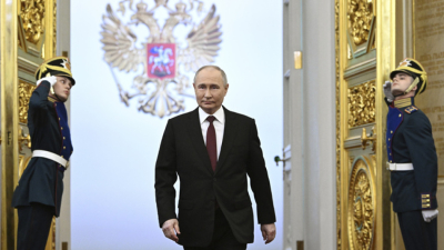 Путин встъпи в длъжност като президент на Русия за пети път