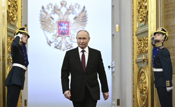 Путин встъпи в длъжност като президент на Русия за пети път