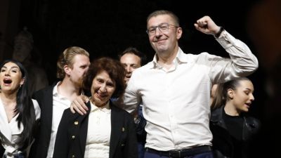 Силяновска и ВМРО-ДПМНЕ с убедителна победа на изборите 2 в 1 в Северна Македония