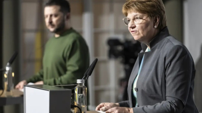 Президентката на Швейцария охлади ентусиазма на Зеленски за засилване на натиска срещу Русия: Целите ни са по-скромни