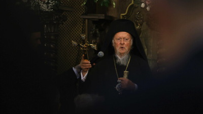 Патриарх Вартоломей и представители на православните църкви бяха посрещнати в храма "Св. Неделя"