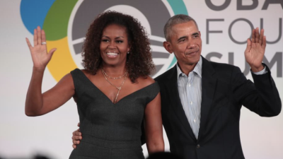 Бившият президент на САЩ Барак Обама и съпругата му Мишел