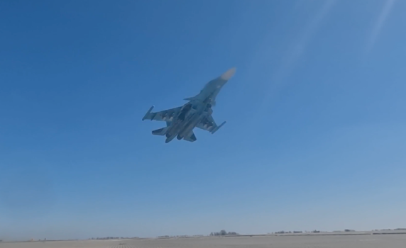 Су-34 удари ВСУ в Курска област