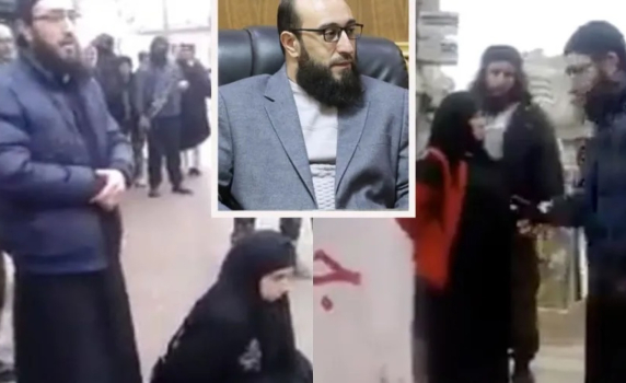 Видео показва как новият министър на правосъдието в Сирия чете смъртни присъди на жени заради изневяра в Идлиб