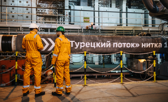 Износът на газ от Русия за Европа по „Турски поток“ достигна исторически връх