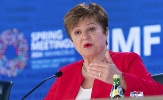 Кристалина Георгиева: Засега не се задава рецесия заради митата на Тръмп