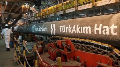 Износът на руски газ за Европа по „Турски поток“ е нараснал с 13%
