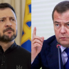 Зеленски: Не гарантираме безопасността на лидерите в Москва на 9 май. Медведев: Зелен ненормалник!