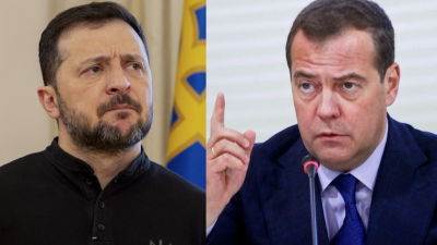 Зеленски: Не гарантираме безопасността на лидерите в Москва на 9 май. Медведев: Зелен ненормалник!