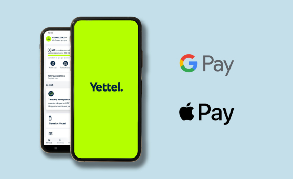 Yettel става първият телеком в България с интеграция на Apple Pay и Google Pay в мобилното си приложение