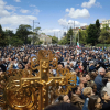 Патриархът поведе хиляди на шествие в подкрепа на изучаването на религия в училище