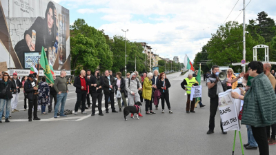 Защитници на лева блокираха за над час Орлов мост в София, протести на други места в България