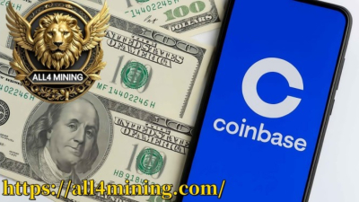 Как да започнете облачно копаене с ALL4 Mining чрез CoinBase и да печелите по $9600 на ден
