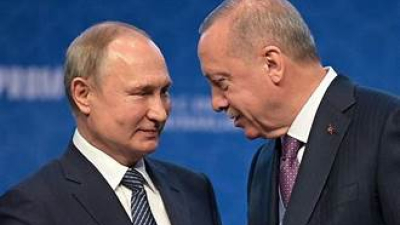 Путин и Ердоган обсъдиха преговорите между Русия и Украйна и ситуацията в Сирия в телефонен разговор