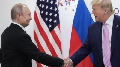 Снимка ТАСС архивСреща между руския президент Владимир Путин и американския