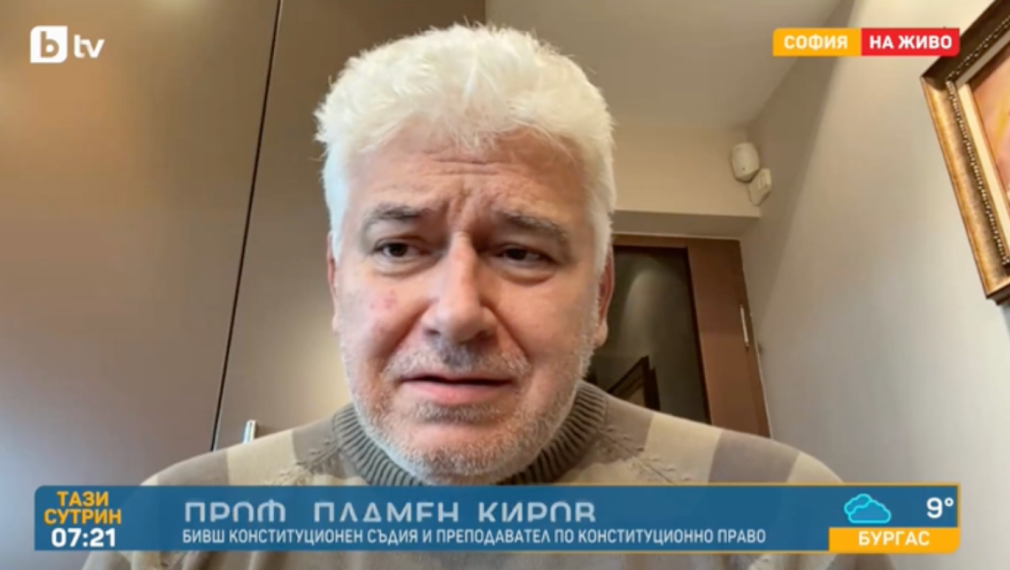 Проф. Киров: Мисля, че Димитър Главчев ще се жертва и ще поеме отново тежкия кръст на служебен премиер