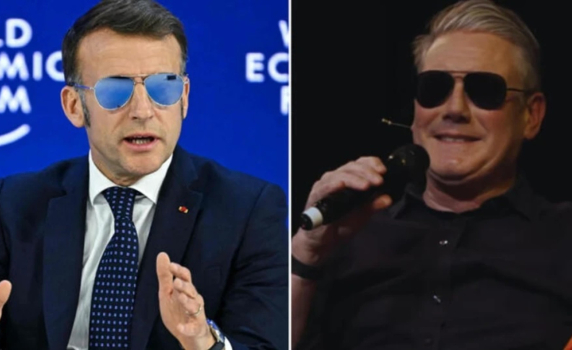 Стармър се подигра на Макрон, сложи слънчеви очила в тъмното и се пусна в TikTok