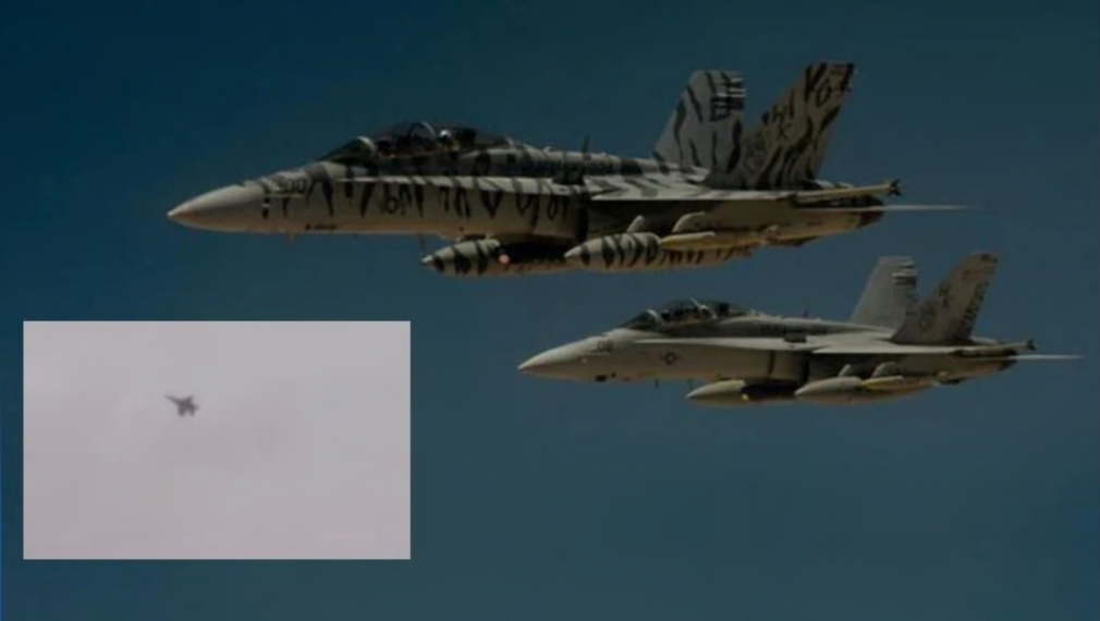 Иран пусна видео как сваля американски изтребител F-18, САЩ отричат