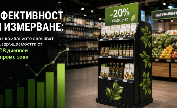 Ефективност и измерване - как компаниите оценяват възвръщаемостта от POS дисплеи и промо зони