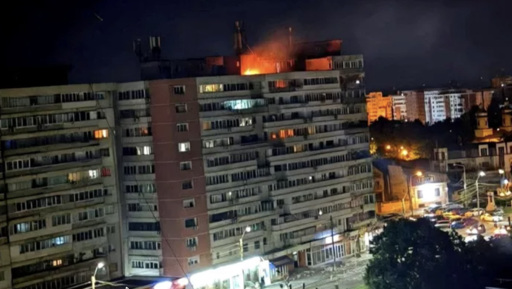 Дрон удари блок в Галац, близо до границата с Украйна. Румъния обвини Русия