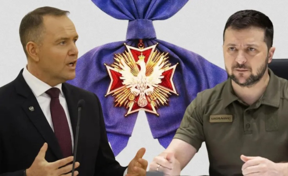 Навроцки лиши Зеленски от най-високото държавно отличие на Полша заради прослава на бандеровците