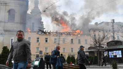 Сблъсъци в украинския град Лвов на фона на напрежението около военната мобилизация