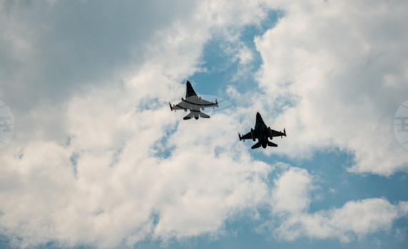 Румъния вдигна два F-16 заради дронове по границата си с Украйна