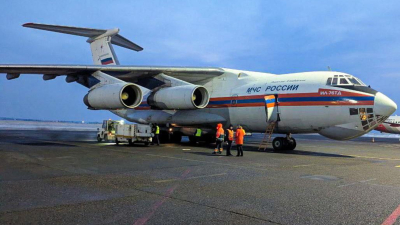 Руски самолет Ил-76 прелетя над България, започна да гаси пожари в Сърбия