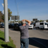 Русия парализира транспорта в Киев: четири попадения в Южния мост за денонощие