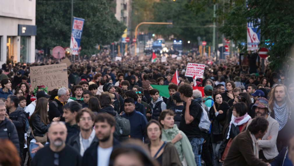 В Италия започнаха национални протести срещу правителството на Мелони